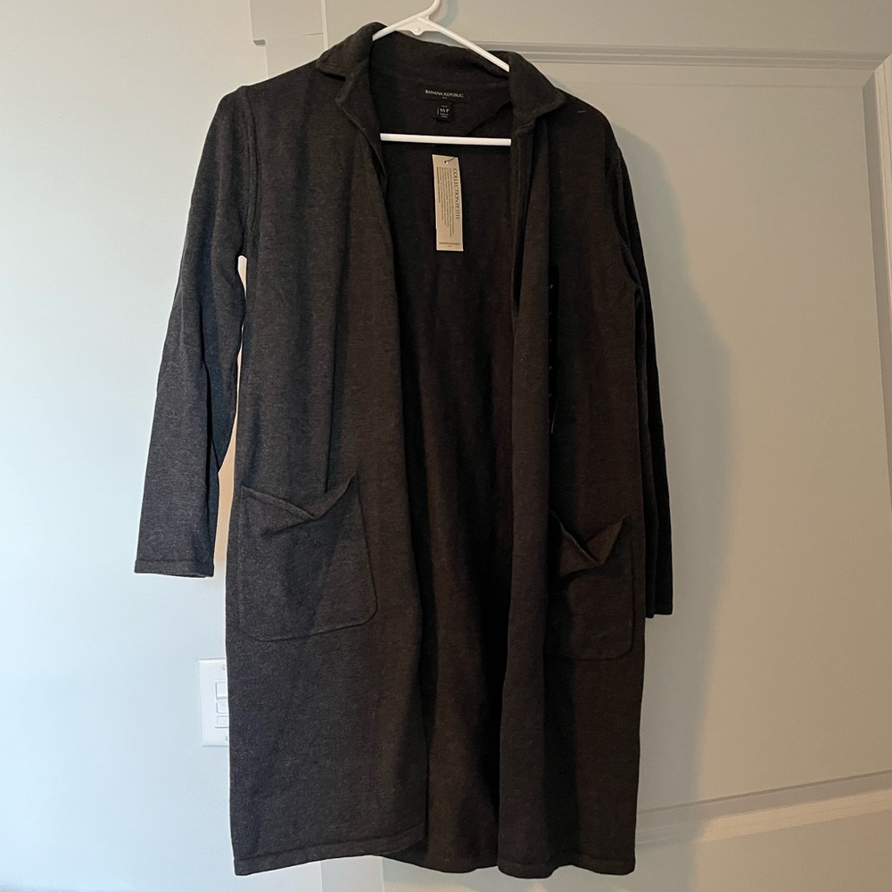 Long Sweater Blazer